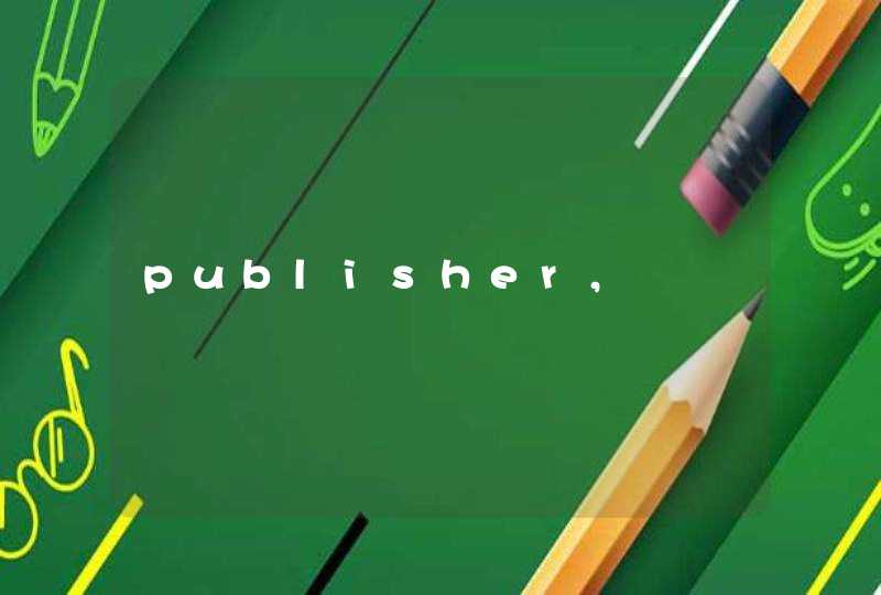 publisher,