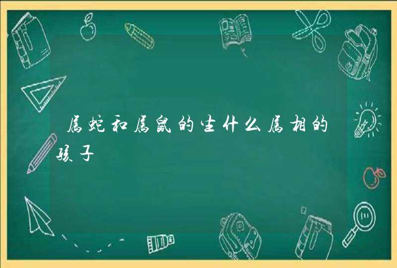 属蛇和属鼠的生什么属相的孩子